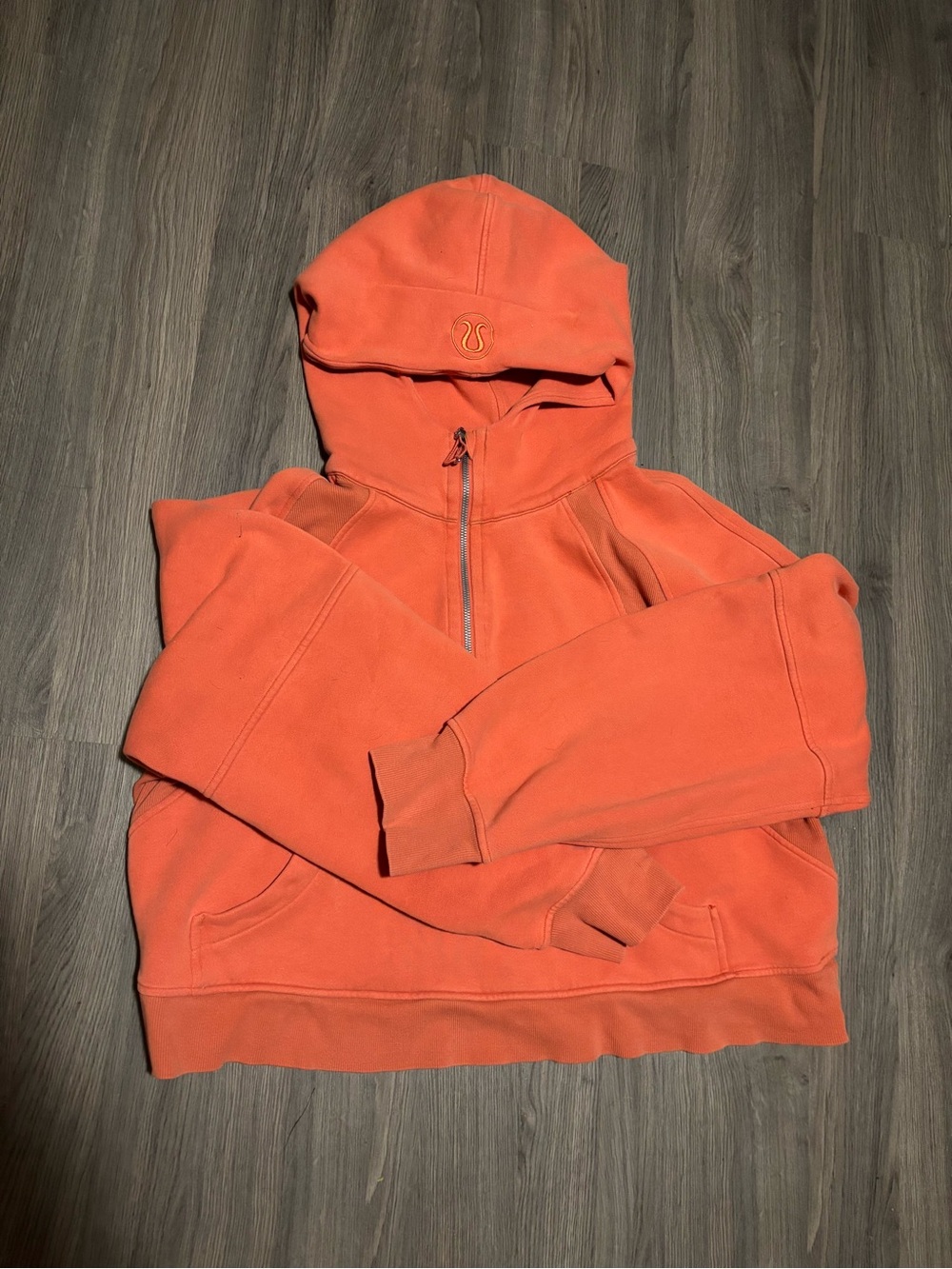 Lulu half zip cropped sweater